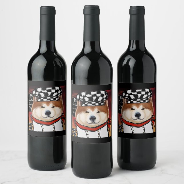 AKITA WEINETIKETT (Flaschen)