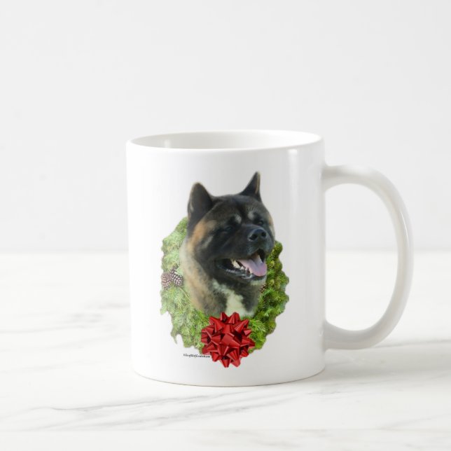 Akita Wreath Tasse (Rechts)