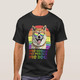Akitas Pro Choice Pro Feminism Pro Hunde Lgbtq Fem T-Shirt