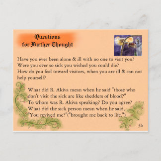 Akiva besucht den Ausgestoßenen Postkarte