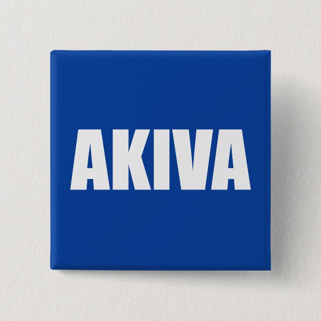 Akiva Button (Vorderseite)