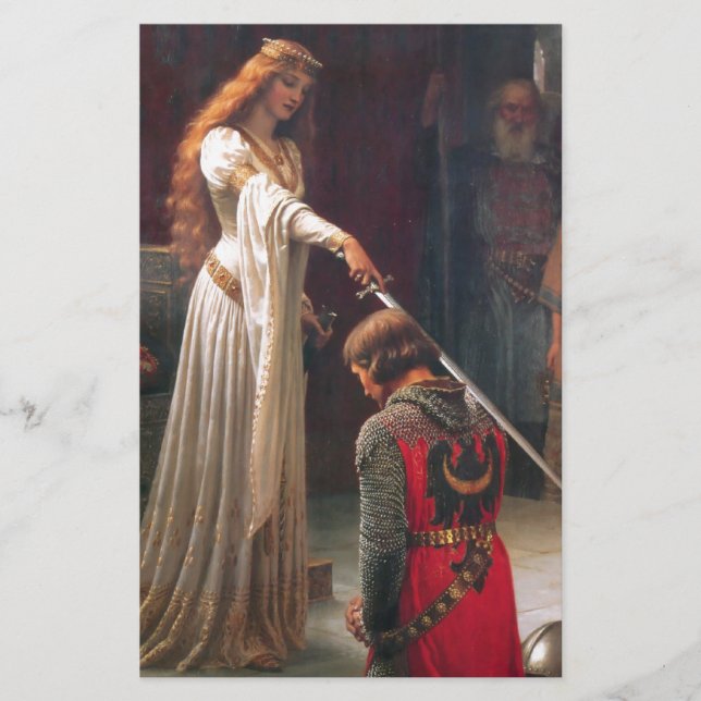 Akkolade [Edmund Blair Leighton] (Vorderseite)