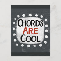 Akkorde sind Coole Postkarten