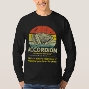 Akkordeon Coole Menschen T-Shirt