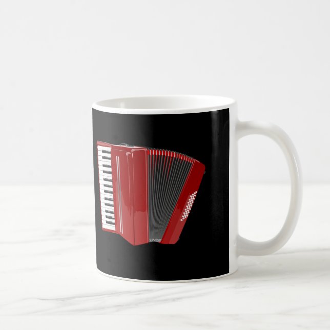 Akkordeon: Das rote Akkordeon Kaffeetasse (Rechts)