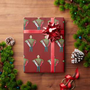 Akkordeon Geschenkpapier