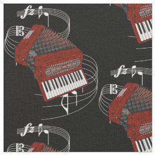 Akkordeon-Gewebe - Dunkelheit Stoff