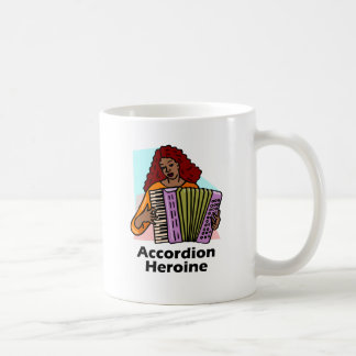 Akkordeon-Heldin Kaffeetasse