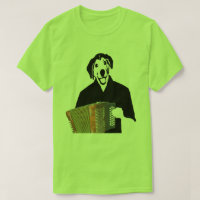 Akkordeon-Hundespieler lustiges Cajun