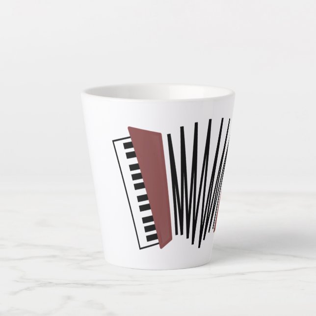 Akkordeon, rot milchtasse (Vorderseite)