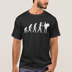 Akkordeon-Spieler-Evolution T-Shirt