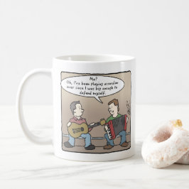 Akkordeon-Spielerkaffee-Tasse Tasse