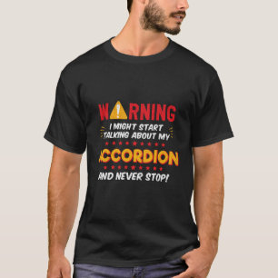 Akkordeon-Witz-Grafik T-Shirt