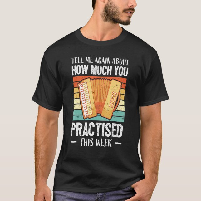 Akkordeonistische Musikunterricht Lehrervertrag T-Shirt (Vorderseite)