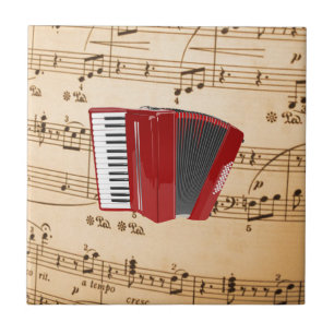 Akkordeonmusik, beliebt Design, Fliese