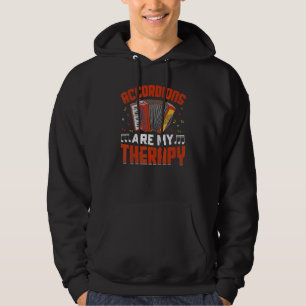 Akkordeons sind meine Therapie Air Accordion Accor Hoodie