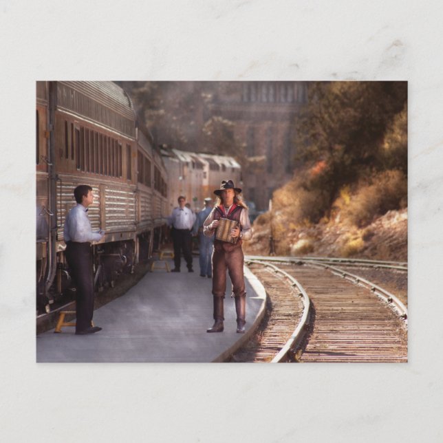 Akkordian - Der Typ und die Squeeze Box Postkarte (Vorderseite)