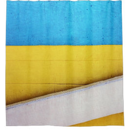 Akkubetriebenes Gebäude-Minimal Abstrakt von STayl Duschvorhang