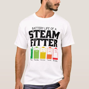 Akkubetriebsdauer eines Dampfgeräts T-Shirt