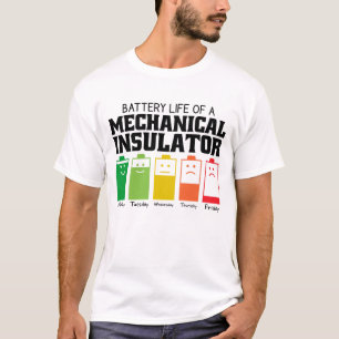 Akkubetriebsdauer eines mechanischen Isolators T-Shirt
