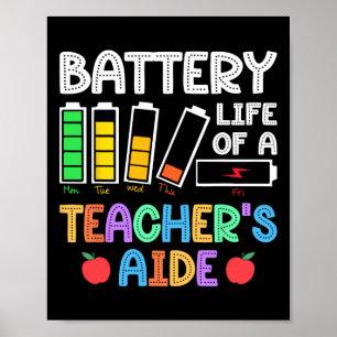 Akkulaufzeit eines Lehrers, der Istant Para wieder Poster
