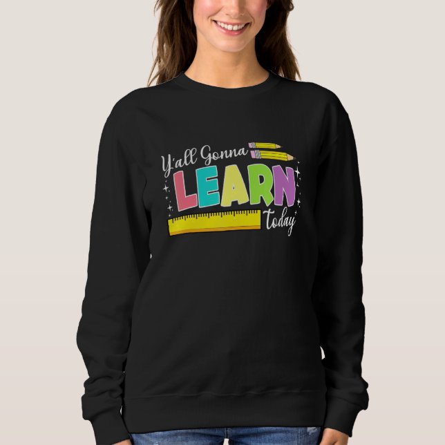 Akkulaufzeit eines Lehrers Sweatshirt (Vorderseite)