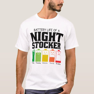 Akkulaufzeit eines Nachtspeichers T-Shirt