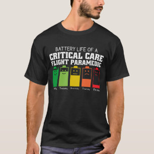 Akkulaufzeit eines paramedizinischen Rettungsflugs T-Shirt