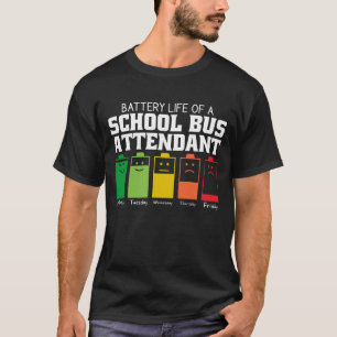 Akkulaufzeit eines Schulbusbetreibers T-Shirt
