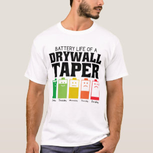 Akkulaufzeit eines Trockenwandplaters T-Shirt