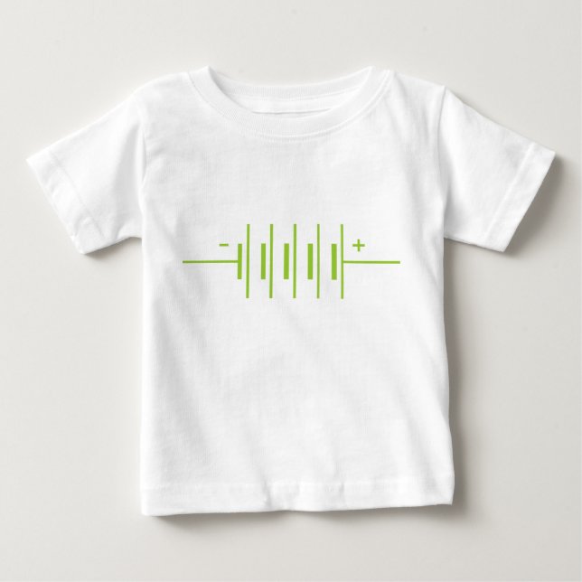 Akkuzeichen Baby T-shirt (Vorderseite)