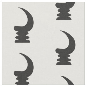 AKOBEN   Symbol des Kriegs-Horn-  von Wachsamkeit Stoff