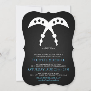 AKOFENA Adinkra - Symbol des Mutes und des Wertes Einladung