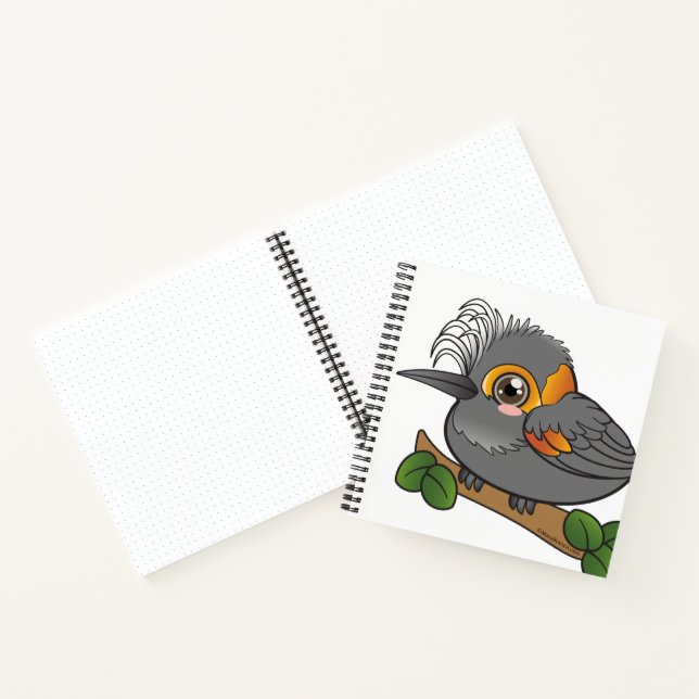 Akohekohe Hawaii Forest Bird Notizbuch (Innenseite)