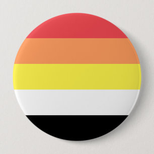 Akoisexual Akoiromantic Pride Flag Button