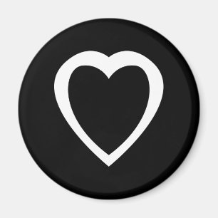 Akoma Symbol für Geduld und Toleranz Weiß Magnet