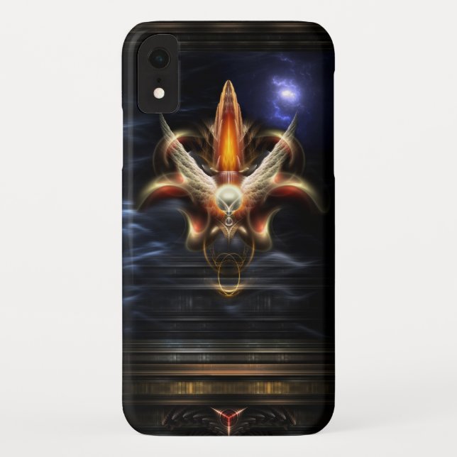 Akrellian Torch Fire Portrait Case-Mate iPhone Hülle (Rückseite)