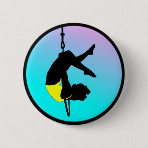 Akrobat des neuen Zirkusses Button
