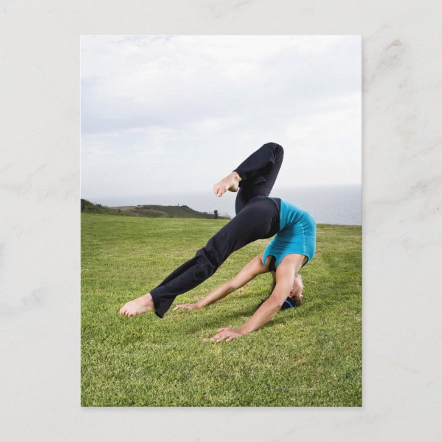 Akrobaten und Anwälte Postkarte (Vorderseite)