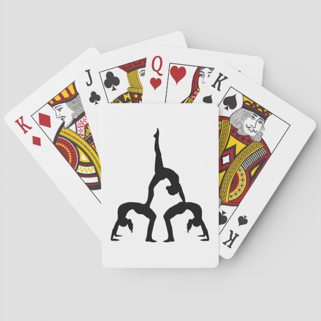 Akrobatik Spielkarten (Rückseite)