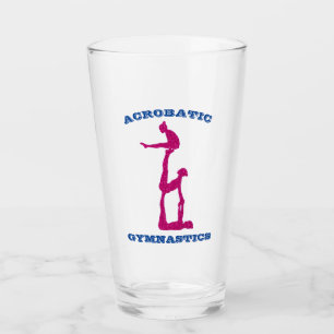 Akrobatische Gymnastik Glas