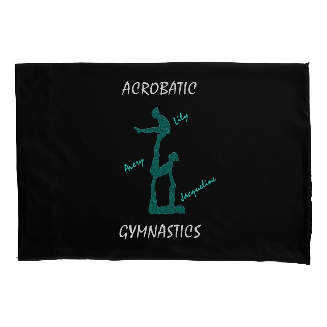 Akrobatische Gymnastik Pillowcase Kissenbezug (Vorderseite)