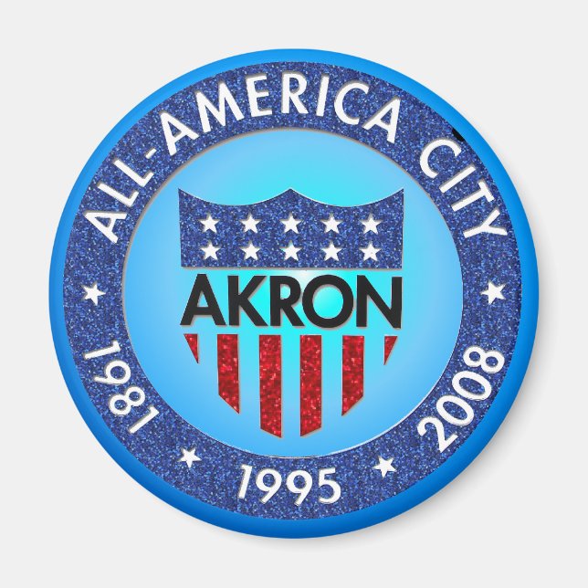Akron all America City Magnet (Vorne)