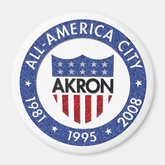Akron all America City Magnet (Vorne)