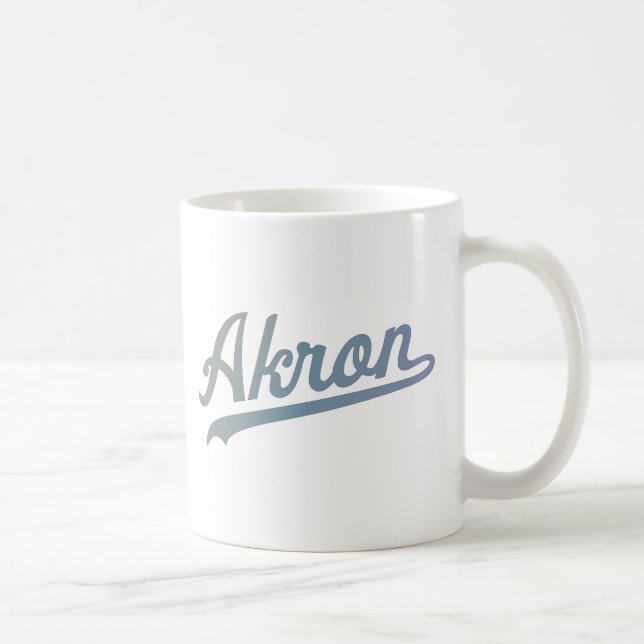 Akron-Baseball-Tasse Kaffeetasse (Rechts)