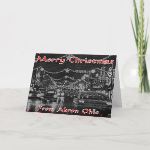 Akron Christmas Card. Feiertagskarte