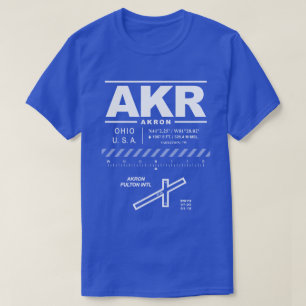 Akron Fulton International Airport AKR T - Shirt