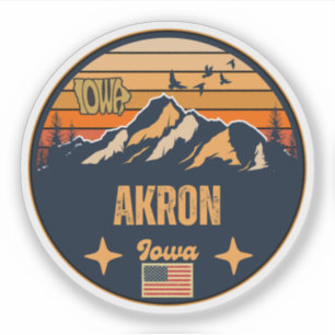 Akron, Iowa, Vereinigte Staaten Aufkleber