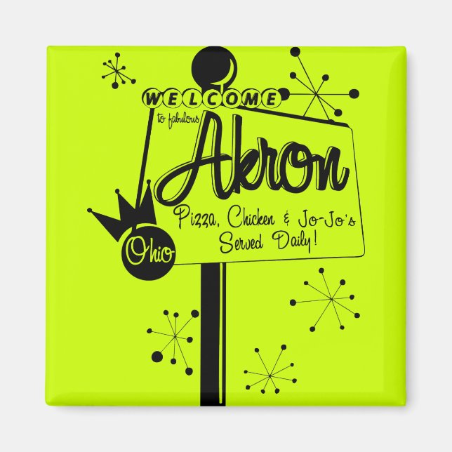 Akron Jojos & Chicken Magnet (Vorne)