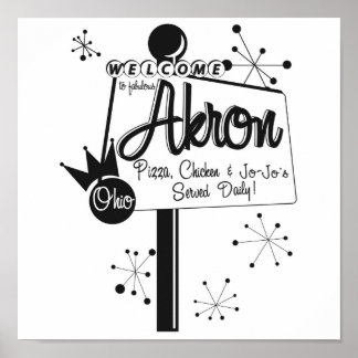 Akron - Pizza, Chicken und JoJo's Poster
